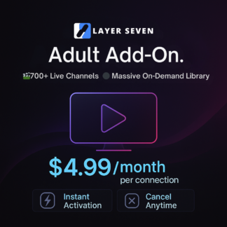 Adult Channels Add-On IPTV Subscription